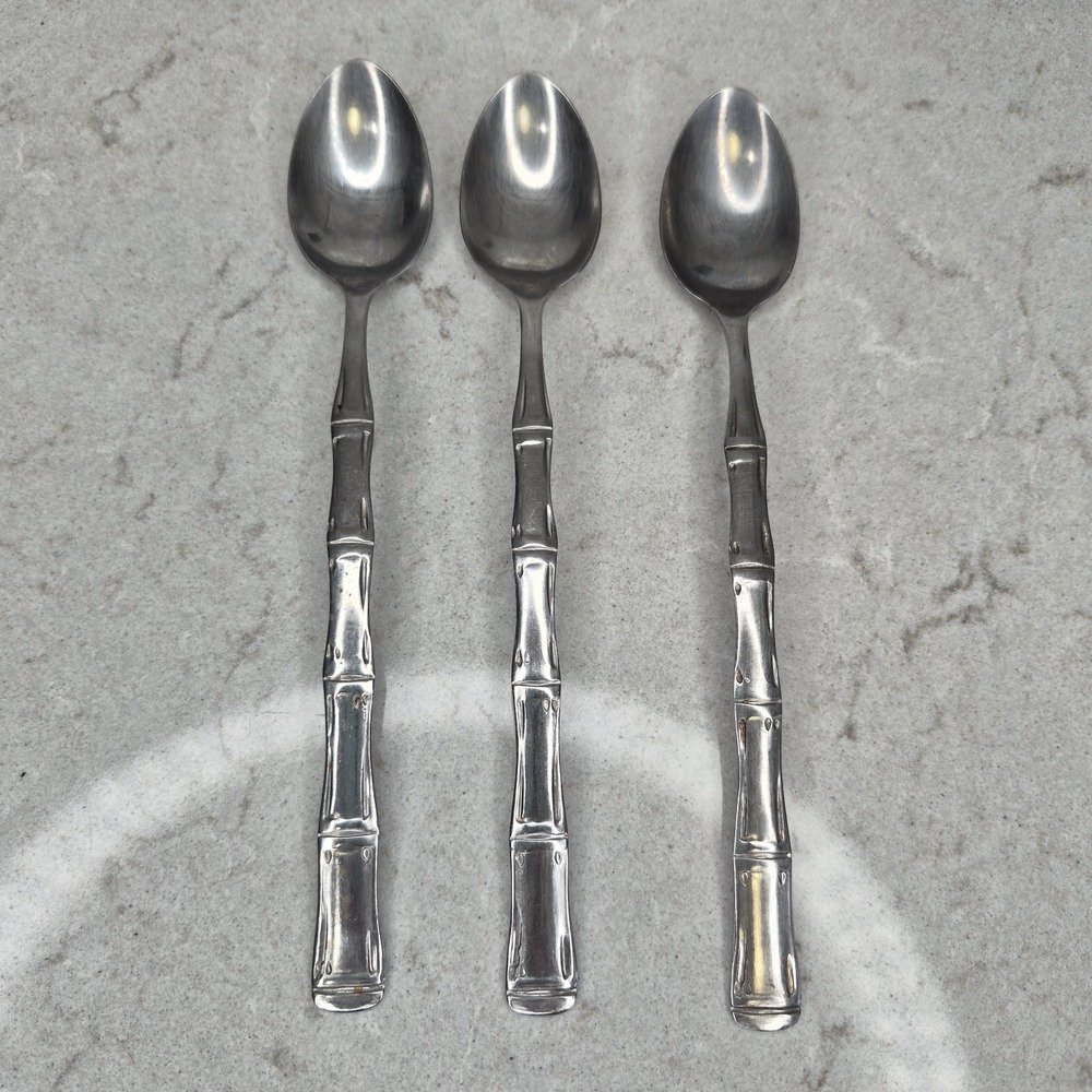 3  Northland‎  Japan Stainless Steel  Bamboo  Spoons